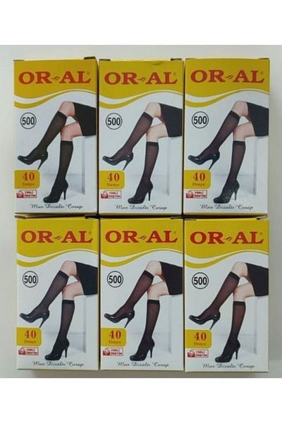 ORAL Șosete banane de damă 6 bucăți șosete pantaloni 57 TEN