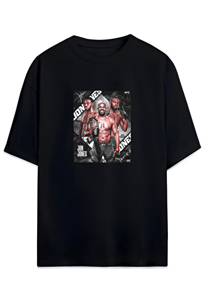 MAGORS Jon Džons UFC Štampano Oversize kroj T-shirt