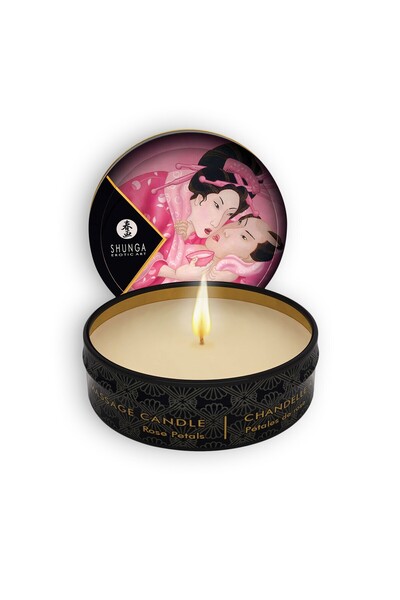 Shunga Lumanare masaj Shunga trandafir 30ml