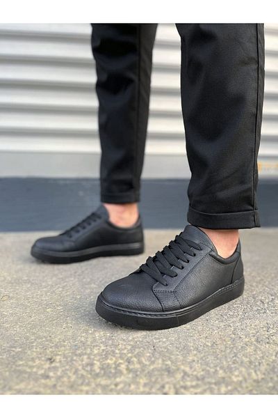 Joy Ayakkabı Ανδρικά παπούτσια casual αθλητικά παπούτσια JY165 Elite Lace-up Skin CST - Μαύρο