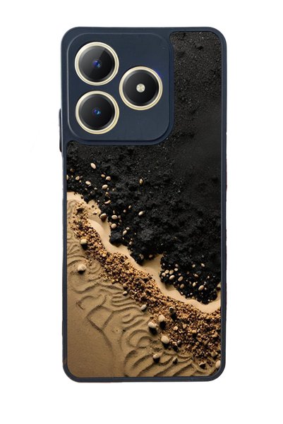 realme C63 Matte Compatible Black Case – Soft Silicone, Protective, Shock Abs...