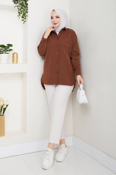 exxitcollection Дамска риза с хиджаб за коремни коремни момчета