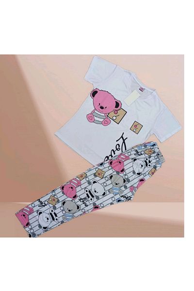 ARB Women's Cotton Pajamas Set Cute Cartoon Character Young and Comfortable Design