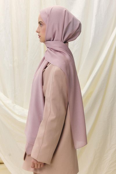Fenza Paris Silk Powder Pink Color Cotton Shawl