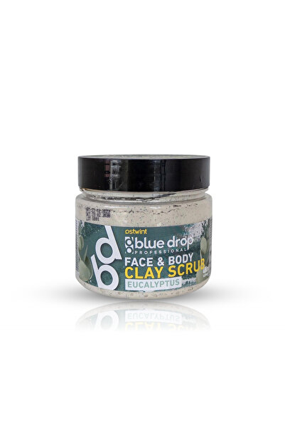 BLUE DROP Scrub de argilă cu eucalipt pentru față și corp - 480 ml