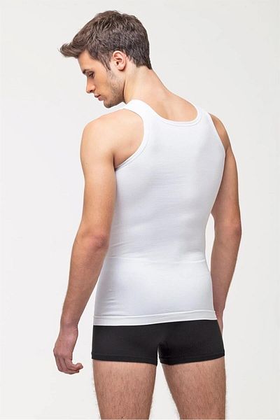 Fanilam Elit Life Men's Seamless Corset Undershirt - Body Shaper 3-Dimensional Elasticity
