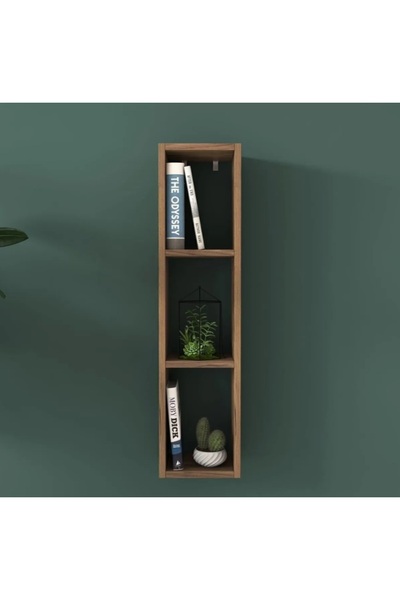 eneefwood duvar rafı kitaplık