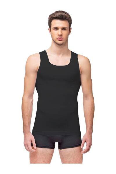 Fanilam Elit Life Men's Seamless Corset Undershirt - Body Shaper 3-Dimensional Elasticity