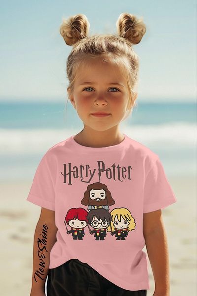 New Shine Tricou pentru copii oversize imprimat Harry Potter