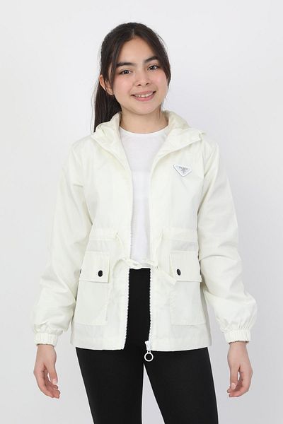 ASYAKİDS CLUB Girl's Hooded Seasonal Raincoat with Pockets and Lined Pockets