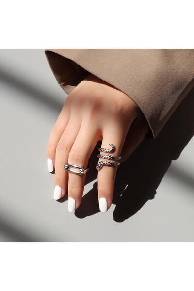 SIC MODA Titanium Snake Ring SIC MODA 4048