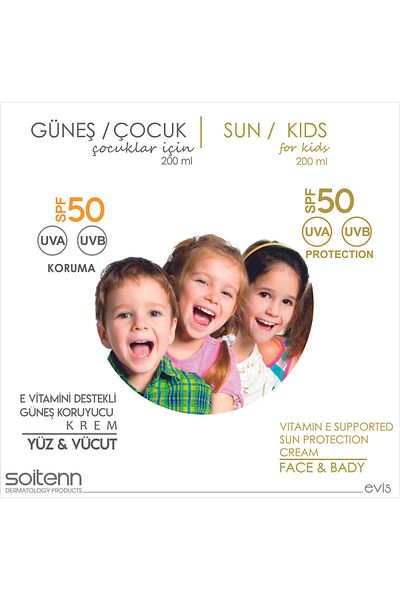 SOİTENN soitenn SUN KİDS SUNSCREEN for children 100 ml