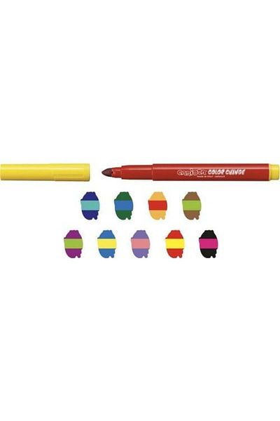 MCM GROUP Carioca Color Changing Magic Felt Crayons (9 Colors + 1 Color Changing White Crayons)