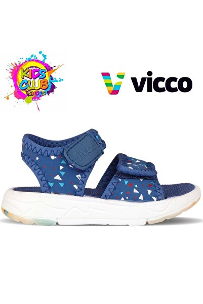 Kids Club Shoes Παιδικά ορθοπεδικά σανδάλια Vicco Limbo III ΣΚΟΥΡΟ ΜΠΛΕ