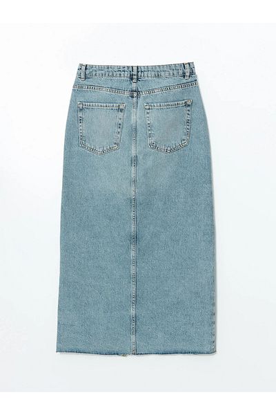 LC Waikiki Slim Fit Women's Jean Skirt