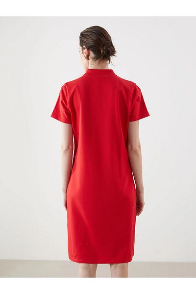 LC Waikiki Polo Neck Pique Women's Dress