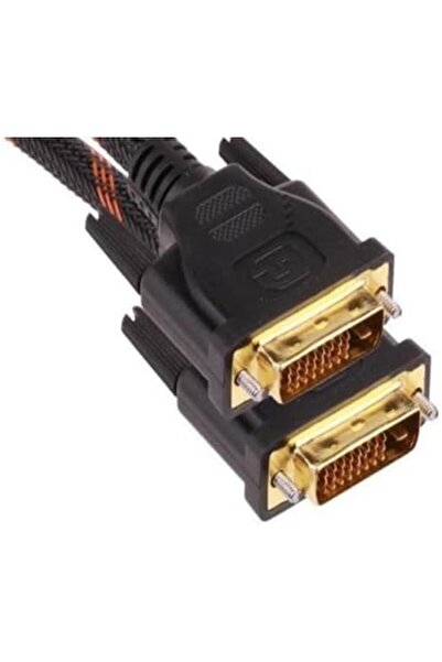Generic DVI Cable 24+1 Pin Male to Male, 3 Meters, Red and Black
