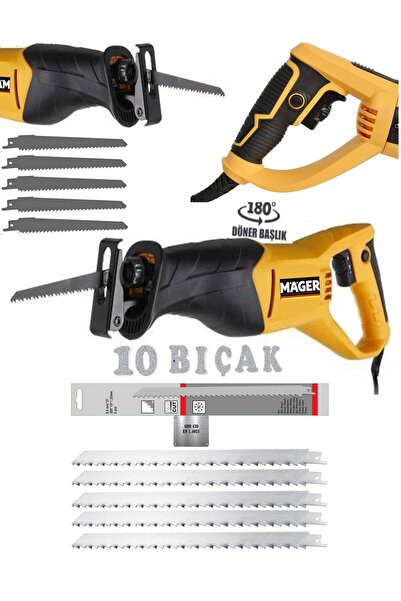 Mager Turange 10 Bıçaklı 6 Kademe Devir Ayarli Bakir Sargili Kemik Kesme Tilk...