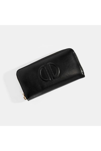 Desa Women's Black Leather Wallet