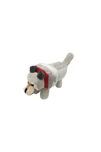 ve Minecraft Plush Toy Adult Wolf, Minecraft, 20-38 cm, fluffy, for children, white