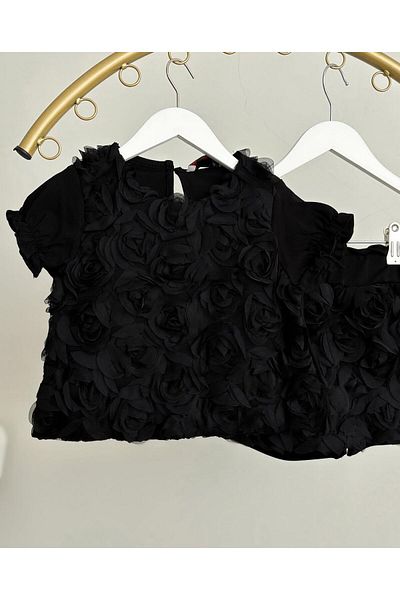 KOKOŞ BEBEK Rose Detailed Skirt Set