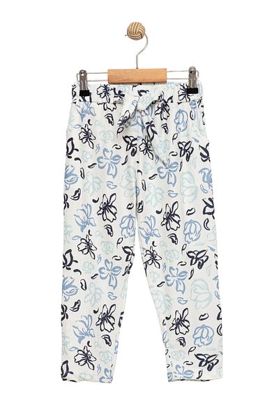 Divonette Girl's Patterned Comfortable Pants-Children's Clothing