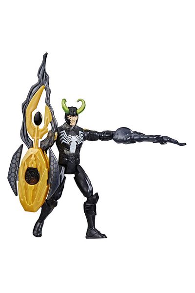 Marvel AVN 4IN FIG SUPER GEAR AST VENOMIZED LOKI