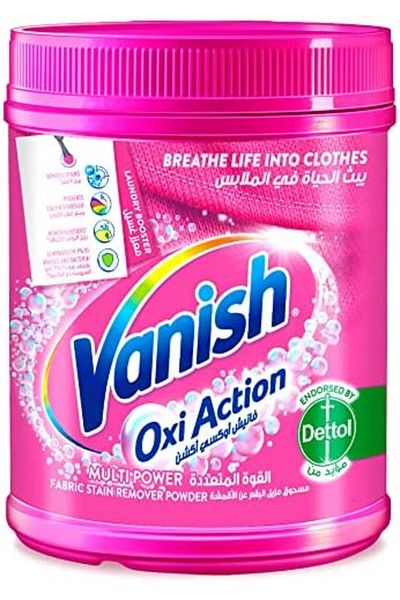 Vanish Oxi Action Multi-power Powder Stain Remover With Scoop For Washing Machine Use - 500g
