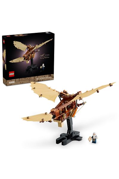 LEGO ®   Icons Leonardo Da Vinci's Flying Machine 10363 - 18+ Creative Model Building Kit (493 Pieces)