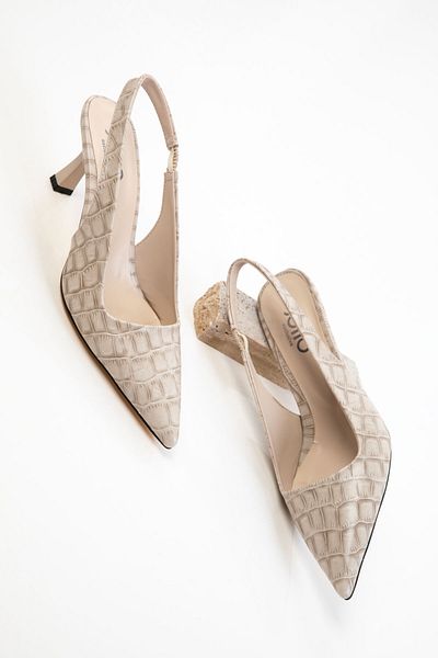 SOHO Beige Krako Women's Classic Heeled Shoes 20633