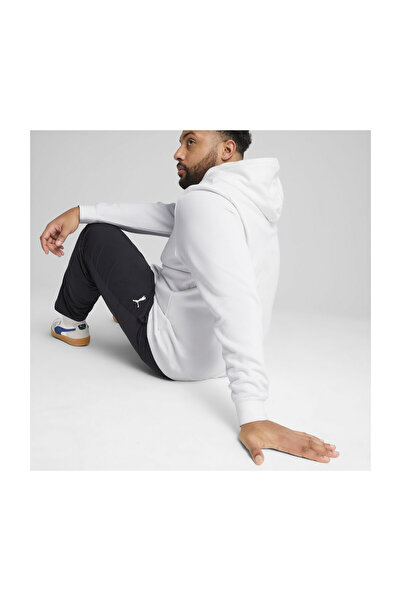 Puma Mikiny s regulérním střihem - N/A, potisk loga, klokaní kapsa, dlouhý rukáv