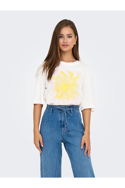 ONLY Female circular knit t-