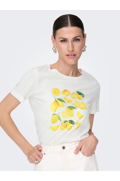 ONLY Female circular knit t-