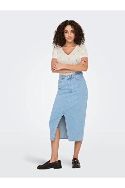 JDY Jdydora Dodo S/S Foil V-Neck Top Jrs