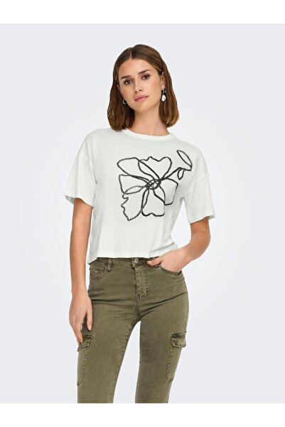 JDY Jdystay s/s print top jrs