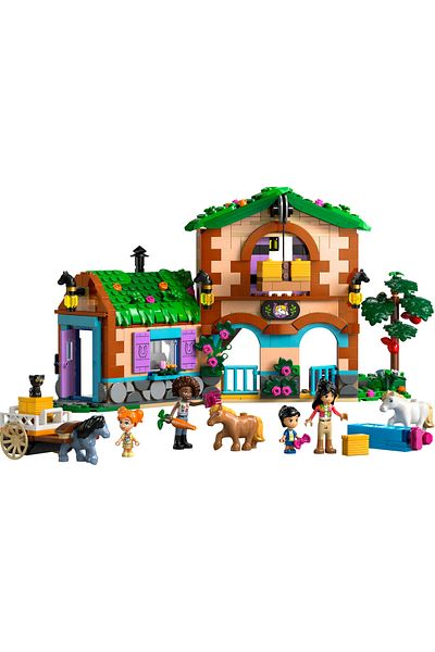 LEGO ®   Friends Pony Farm and Stable 42654 - 7+ Creative Toy Building Set (727 Pieces)