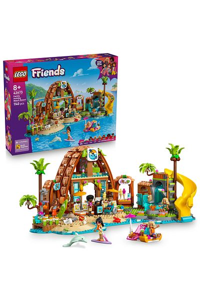 LEGO ®   Friends Family Resort 42673 - 8+Creative Toy Construction Set with Marine Animals (1140)