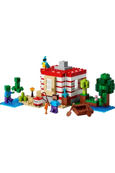 LEGO ®   Minecraft ®   Tnt Big Forest House 21275 - 8+Collectible Creative Toy Construction Set (287 Pr