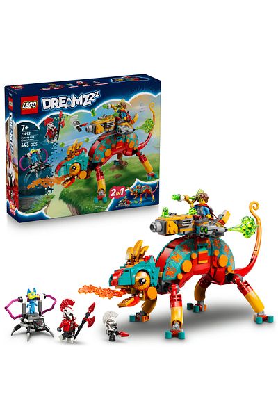 LEGO ®   Dreamzzz ™   Mateo's Fire Chameleon 71492 - 7+ Creative Toy Construction Set (443 Pieces)