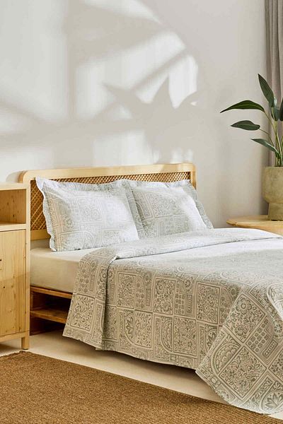 Kaşmir Home Hanne Double Pique Set Mint