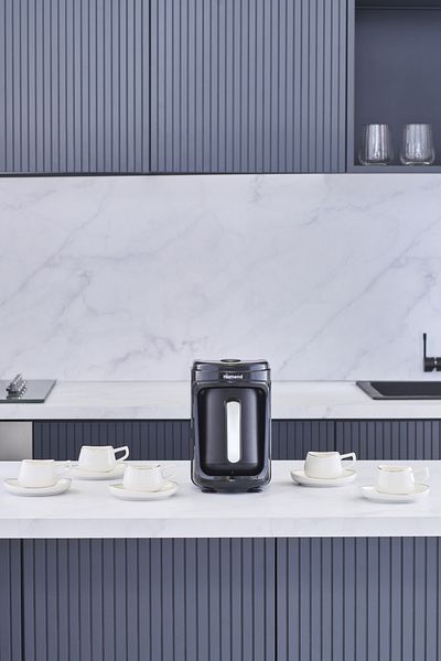 HOMEND Pottoman 1840h - Black Turkish Coffee Machine and Gift Coffee