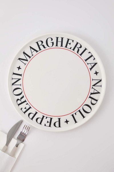 Trendyol Collection Single Porcelain Pizza Plate 31cm Tphss25Tbk00024