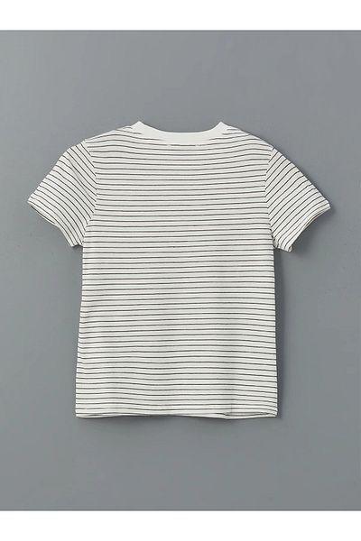 LC Waikiki Tricou de damă cu dungi cu gât
