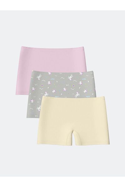 LC Waikiki Boxer για κορίτσια με στάμπα 3 τεμαχίων