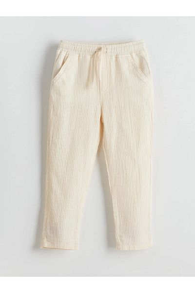 LC Waikiki Standard Mold Lace-Up Baby Boy Pants