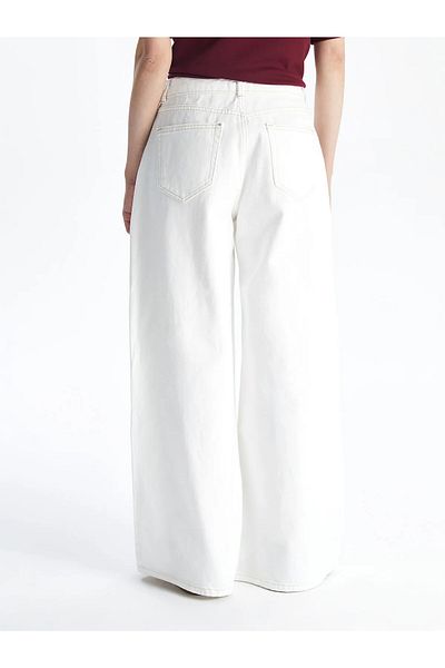 LC Waikiki Γυναικείο Jean Παντελόνι Wideleg