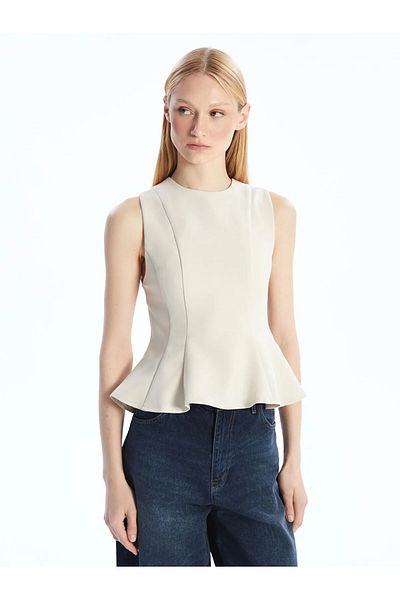 LC Waikiki Μπλούζα Peplum με λαιμόκοψη