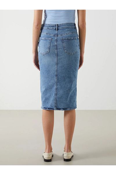 LC Waikiki Slim Fit Women's Jean Skirt