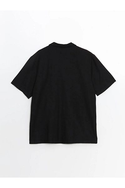 LC Waikiki Ανδρικό πουκάμισο με κοντό μανίκι λινό look