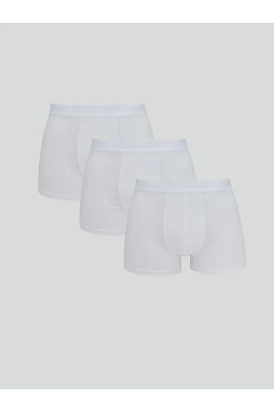 LC Waikiki Standard Fit Cotton Flexible Ανδρικό Boxer 3 τεμαχίων